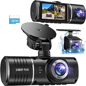 Dash Cam Front and Rear Inside