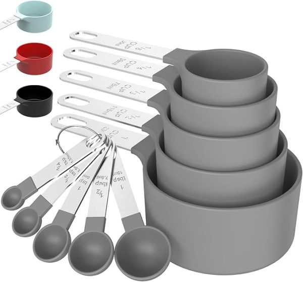 TILUCK Measuring Cups & Spoons Set
